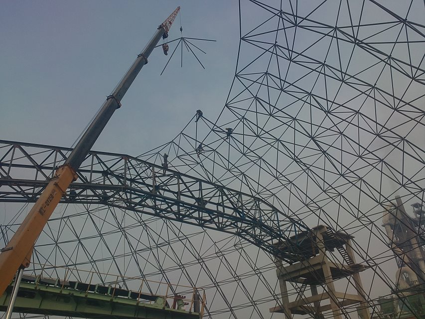 沅江网架施工
